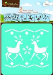 Opakowanie Zestaw szablonów Boże Narodzenie