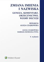 Okładka książki Zmiana imienia i nazwiska