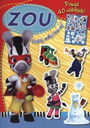 Okładka książki Zou. Czytaj, maluj i baw się! 40 naklejek cz.2