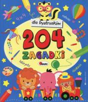 204 ZAGADKI DLA BYSTRZAKÓW. Autor: Jolanta Czarnecka. Dadada.pl Okładka książki 204 ZAGADKI DLA BYSTRZAKÓW