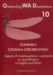 Okładka książki Aspects of morphosyntactic constraints on quantification in English and Polish
