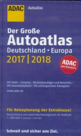 Okładka książki AutoAtlas ADAC. Deutschland, Europa 2017/2018