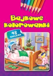 Bajkowe kolorowanki. Autor: praca zbiorowa. Dadada.pl Okładka książki Bajkowe kolorowanki