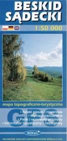 Opakowanie Beskid Sądecki mapa 1:50 000