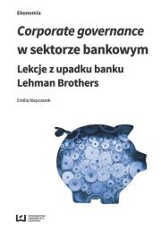 Okładka książki Corporate govermance w sektorze bankowym