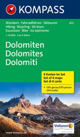 DOLOMITEN,. Autor: KOMPASS. Dadada.pl Okładka książki DOLOMITEN,