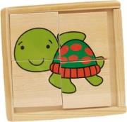 Drewniane klocki małe Zwierzęta morskie. Wydawca: Brimarex. Dadada.pl Opakowanie Drewniane klocki małe Zwierzęta morskie