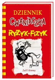Dziennik cwaniaczka 11. Ryzyk-fizyk. Autor: Jeff Kinney. Dadada.pl Okładka książki Dziennik cwaniaczka 11. Ryzyk-fizyk