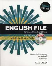 Okładka książki English File Advanced Student's Book +DVD + Oxford Online Skills