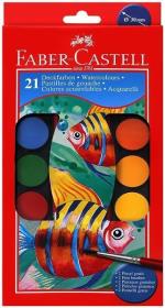 Opakowanie Farby szkolne 12 kolorów FABER CASTELL