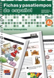 Okładka książki Fichas y pasatiempos de espanol A2