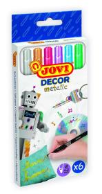 Flamastry Pernamentne 6 kolorów JOVI. Wydawca: JOVI. Dadada.pl Opakowanie Flamastry Pernamentne 6 kolorów JOVI
