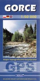 Okładka książki Gorce mapa 1:50 000 WZKart