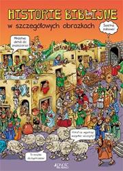 Historie biblijne w szczegółowych obrazkach. Autor: Peter Martin. Dadada.pl Okładka książki Historie biblijne w szczegółowych obrazkach