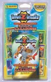 Opakowanie Invizimals Starcie Łowców. Blister z kartami 5+1