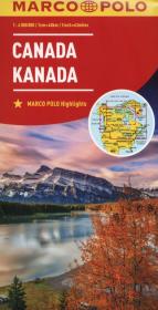Kanada 1:4 000 000. Autor: Opracowanie zbiorowe. Dadada.pl Okładka książki Kanada 1:4 000 000