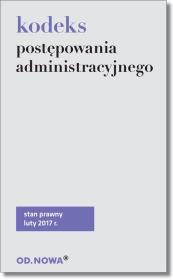 Kodeks postępowania administracyjnego. Autor: Opracowanie zbiorowe. Dadada.pl Okładka książki Kodeks postępowania administracyjnego
