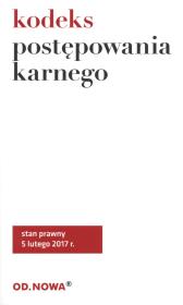 Kodeks postępowania karnego. Autor: Opracowanie zbiorowe. Dadada.pl Okładka książki Kodeks postępowania karnego