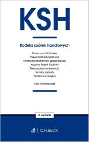 Okładka książki Kodeks spółek handlowych oraz ustawy towarzyszące