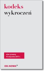 Kodeks wykroczeń. Autor: Lech Krzyżanowski (oprac.). Dadada.pl Okładka książki Kodeks wykroczeń