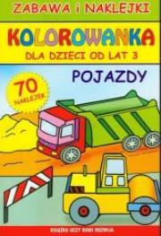 Kolorowanka dla dzieci od lat 3. Pojazdy. Autor: Guzowska Beata. Dadada.pl Okładka książki Kolorowanka dla dzieci od lat 3. Pojazdy