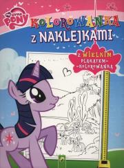 Kolorowanka z naklejkami My Little Pony. Wydawca: Vemag. Dadada.pl Opakowanie Kolorowanka z naklejkami My Little Pony