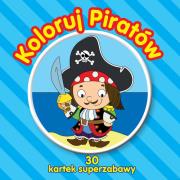 Koloruj piratów. Autor: praca zbiorowa. Dadada.pl Okładka książki Koloruj piratów