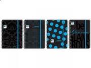 Opakowanie Kołozeszyt Interdruk PP z gumką A6 krata 100 B&B Kids