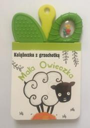 Okładka książki Książeczka z grzechotką i gryzaczkiem - Mała Owieczka