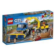Okładka książki Lego CITY 60152 Zamiatacz ulic i koparka