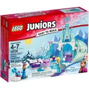 Okładka książki Lego JUNIORS 10736 Plac zabaw Anny i Elsy z Krainy