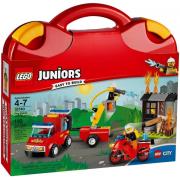 Okładka książki Lego JUNIORS 10740 Patrol strażacki