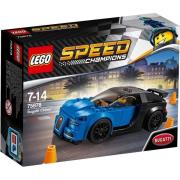 Lego SPEED CHAMPIONS Bugatti Chiron. Autor: Speed Champions. Dadada.pl Okładka książki Lego SPEED CHAMPIONS Bugatti Chiron
