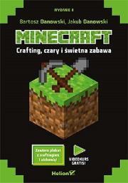 Minecraft Crafting czary i świetna zabawa. Autor: Danowski Bartosz, Jakub Danowski. Dadada.pl Okładka książki Minecraft Crafting czary i świetna zabawa