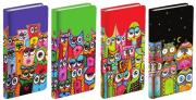 Opakowanie Notatnik Narcissus Owls&City  8x16 zestaw 4 wzory