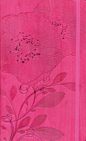 Opakowanie Notes Ivory A5 Duży kwiat różowy linia