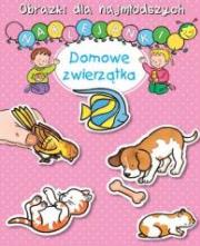 Okładka książki Obrazki dla najmłodszych. Naklejanki. Domowe zw.