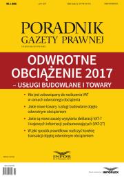 Opakowanie Odwrotne obciążenie 2017-usługi budowlane i towary