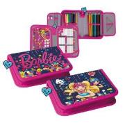 Opakowanie Piórnik z wyposażeniem 2zam Barbie w świecie gier