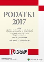 Okładka książki Podatki 2017