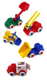 Pojazdy konstrukcyjne i ratunkowe mix. Wydawca: Viking Toys. Dadada.pl Opakowanie Pojazdy konstrukcyjne i ratunkowe mix