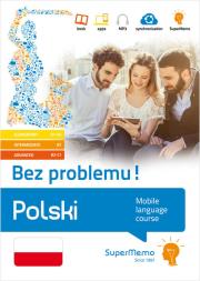 Polski Bez problemu poziom podstawowy A1-A2, średni B1, zaawansowany B2-C1). Autor: Academia Polonica Ewa Masłowska (red.). Dadada.pl Okładka książki Polski Bez problemu poziom podstawowy A1-A2, średni B1, zaawansowany B2-C1)