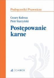 Okładka książki Postępowanie karne
