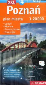 Okładka książki Poznań Plus 4 Plan miasta 1:20 000