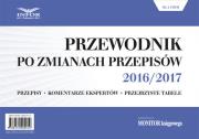Opakowanie Przewodnik po zmianach przepisów 2016/2017 dla firm