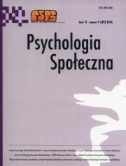 Opakowanie Psychologia społeczna 4/2016