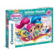 Opakowanie Puzzle 104 Brokat Shimmer i Shine