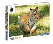 Opakowanie Puzzle 104 WWF Tygrys