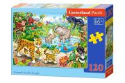 Opakowanie Puzzle Animals in the Jungle 120
