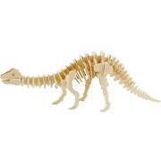 Puzzle drewniane 3D Brontosaurus. Wydawca: Robotime Technology. Dadada.pl Opakowanie Puzzle drewniane 3D Brontosaurus
